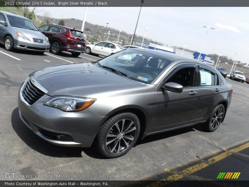 Bright Silver Metallic / Black 2012 Chrysler 200 S Sedan