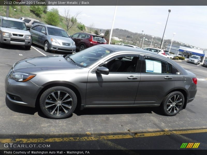 Bright Silver Metallic / Black 2012 Chrysler 200 S Sedan