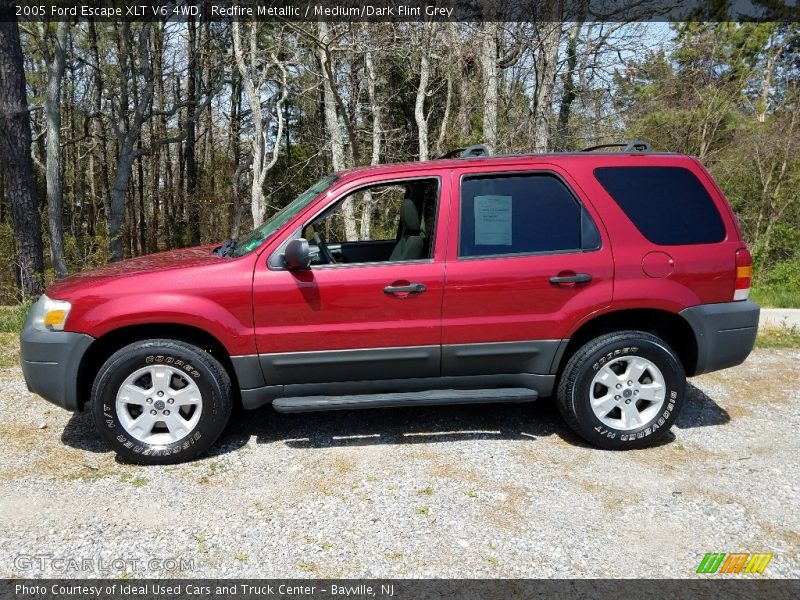 Redfire Metallic / Medium/Dark Flint Grey 2005 Ford Escape XLT V6 4WD