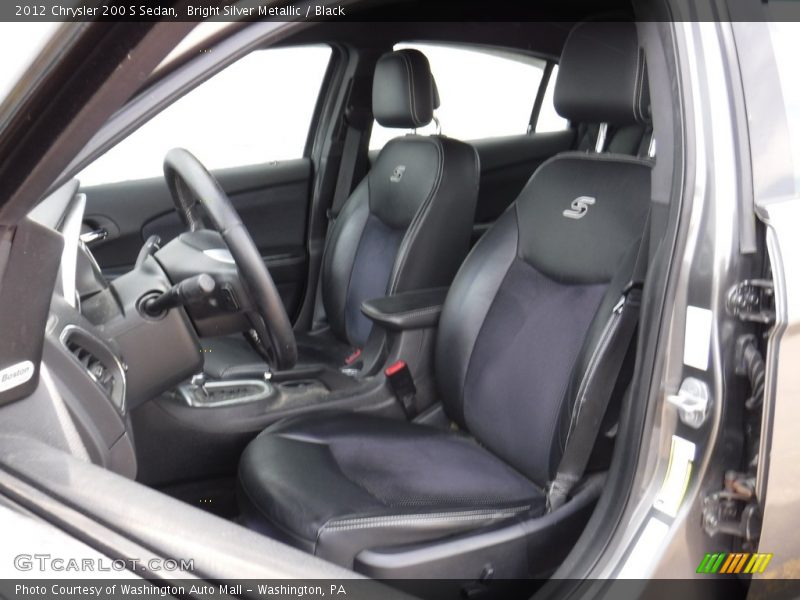 Bright Silver Metallic / Black 2012 Chrysler 200 S Sedan