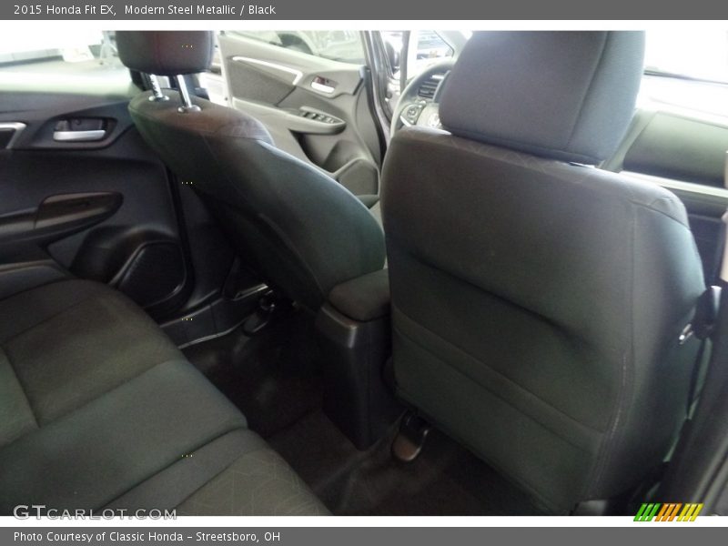 Modern Steel Metallic / Black 2015 Honda Fit EX