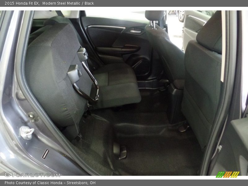 Modern Steel Metallic / Black 2015 Honda Fit EX