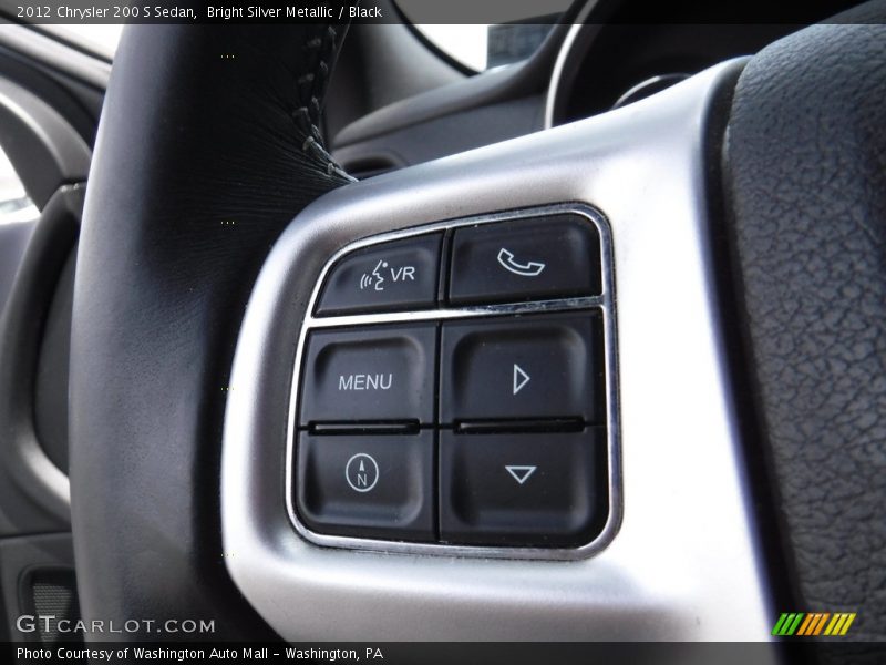 Bright Silver Metallic / Black 2012 Chrysler 200 S Sedan
