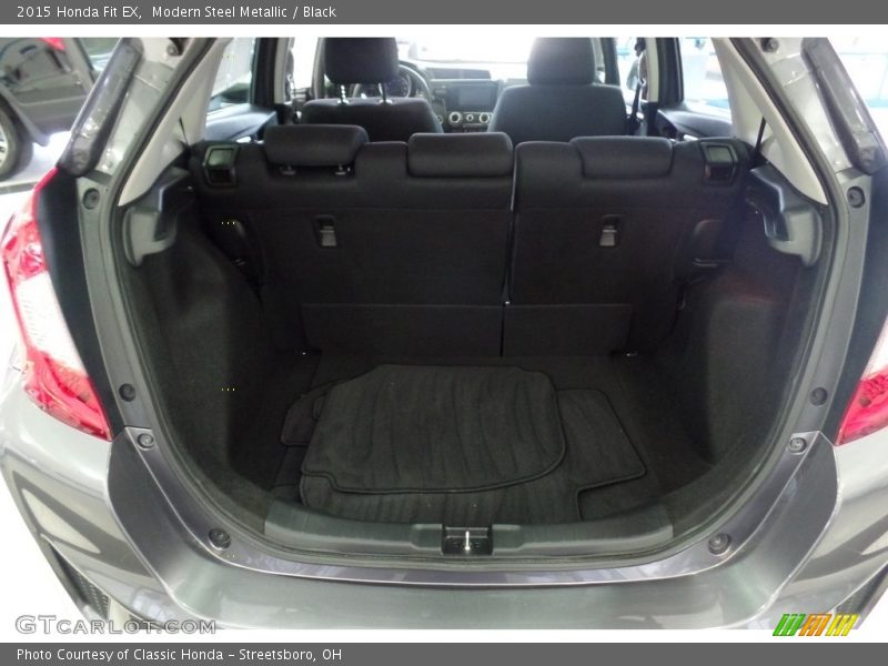 Modern Steel Metallic / Black 2015 Honda Fit EX