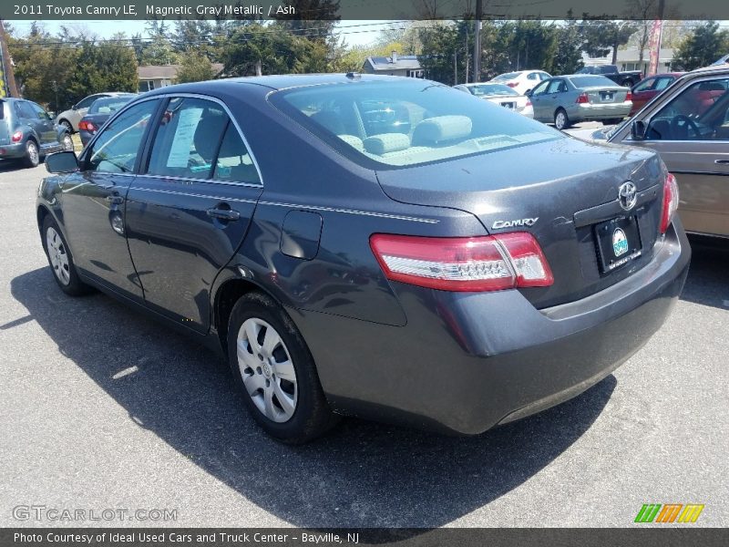Magnetic Gray Metallic / Ash 2011 Toyota Camry LE