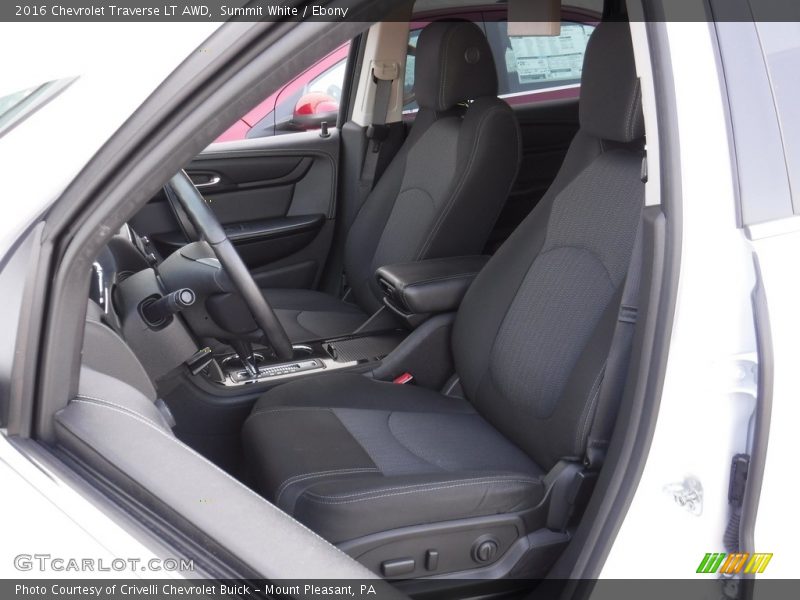 Summit White / Ebony 2016 Chevrolet Traverse LT AWD