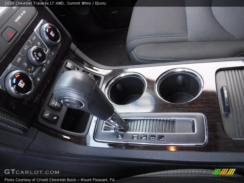Summit White / Ebony 2016 Chevrolet Traverse LT AWD