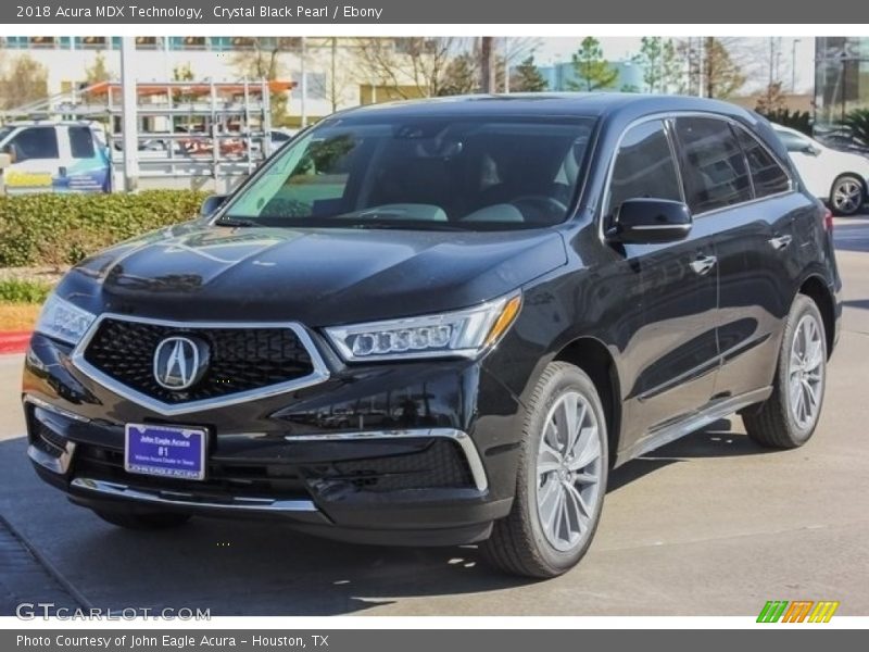 Crystal Black Pearl / Ebony 2018 Acura MDX Technology