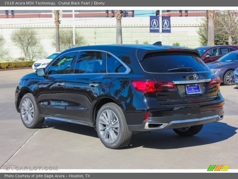 Crystal Black Pearl / Ebony 2018 Acura MDX Technology