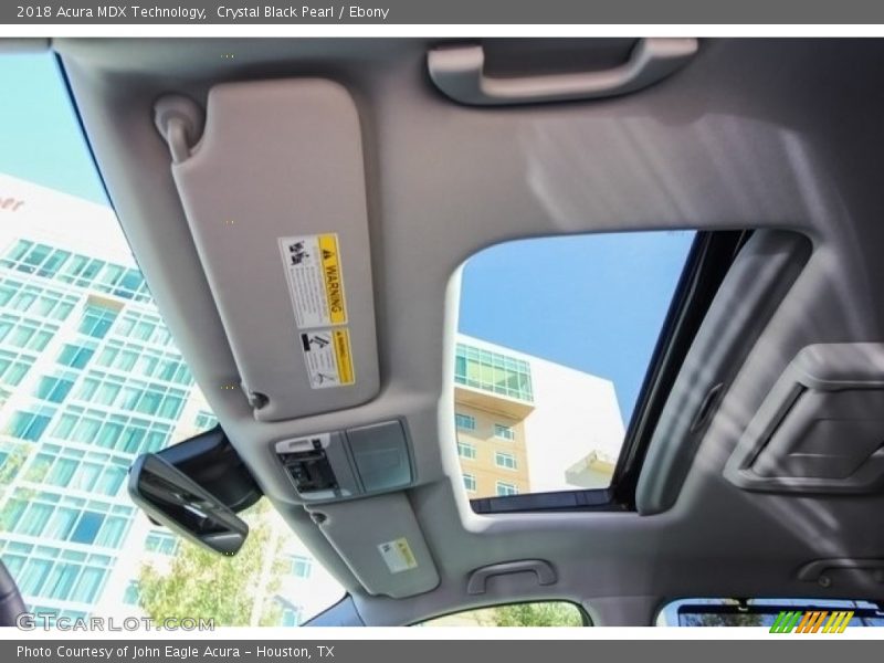 Crystal Black Pearl / Ebony 2018 Acura MDX Technology