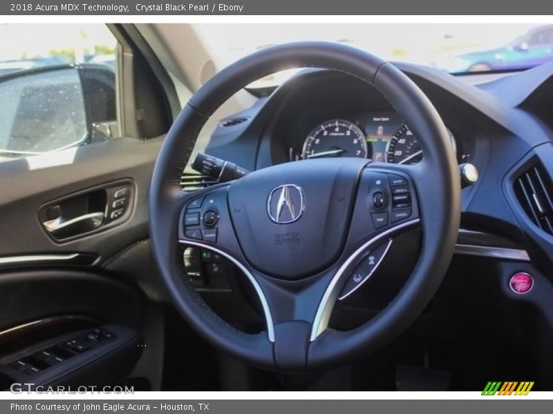 Crystal Black Pearl / Ebony 2018 Acura MDX Technology