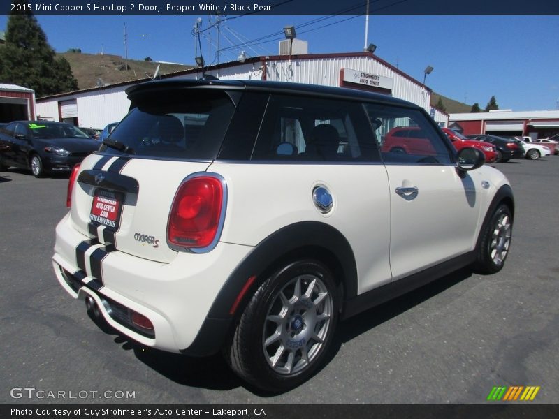 Pepper White / Black Pearl 2015 Mini Cooper S Hardtop 2 Door