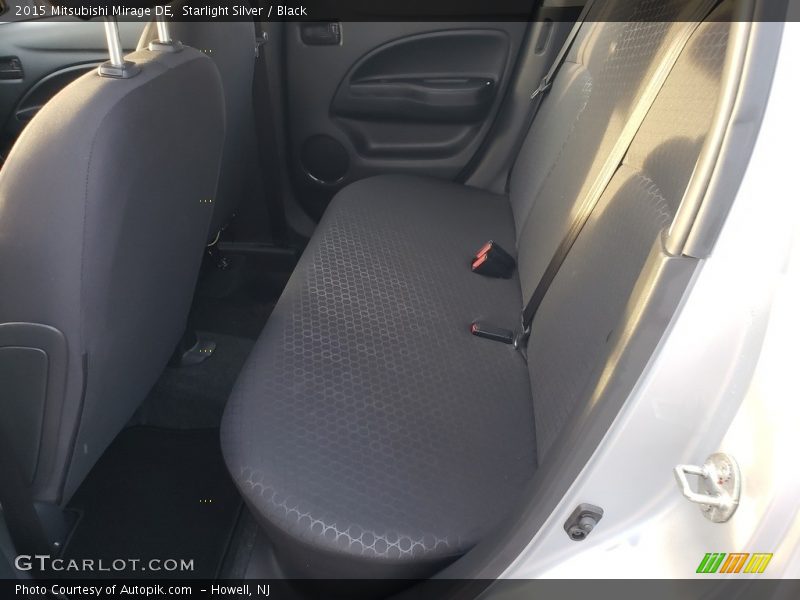 Starlight Silver / Black 2015 Mitsubishi Mirage DE