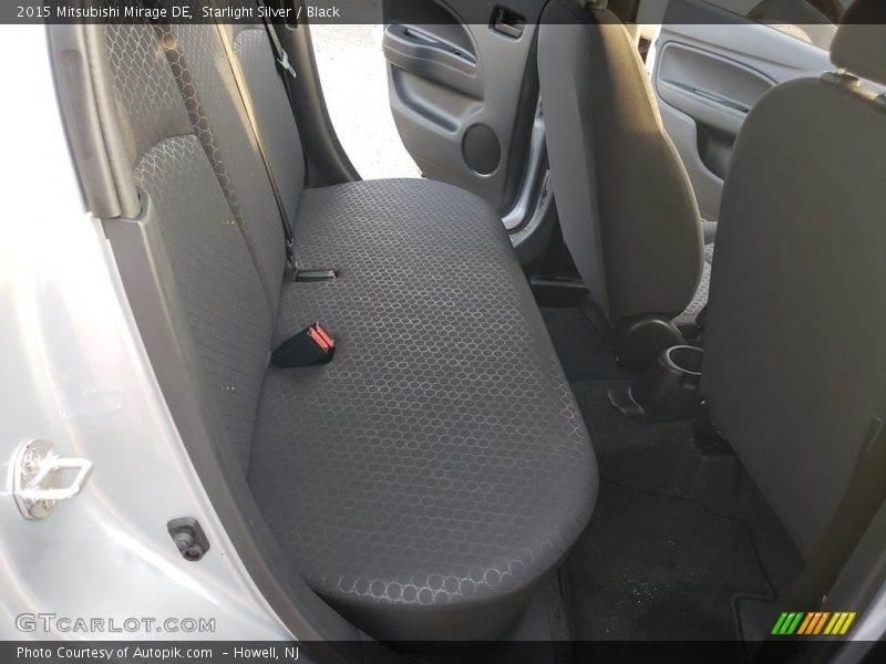 Starlight Silver / Black 2015 Mitsubishi Mirage DE