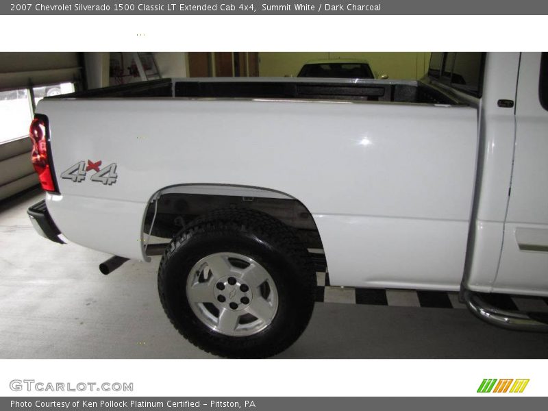Summit White / Dark Charcoal 2007 Chevrolet Silverado 1500 Classic LT Extended Cab 4x4