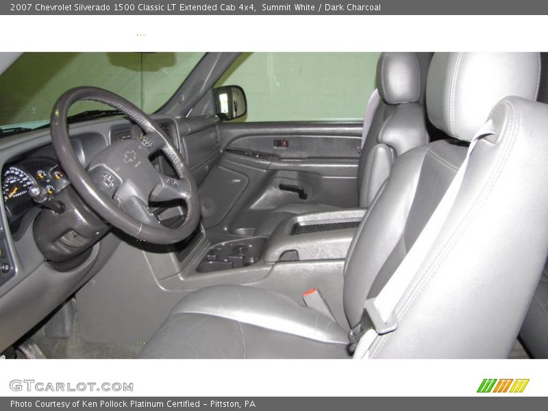 Summit White / Dark Charcoal 2007 Chevrolet Silverado 1500 Classic LT Extended Cab 4x4