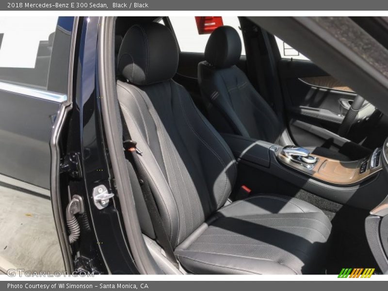 Black / Black 2018 Mercedes-Benz E 300 Sedan