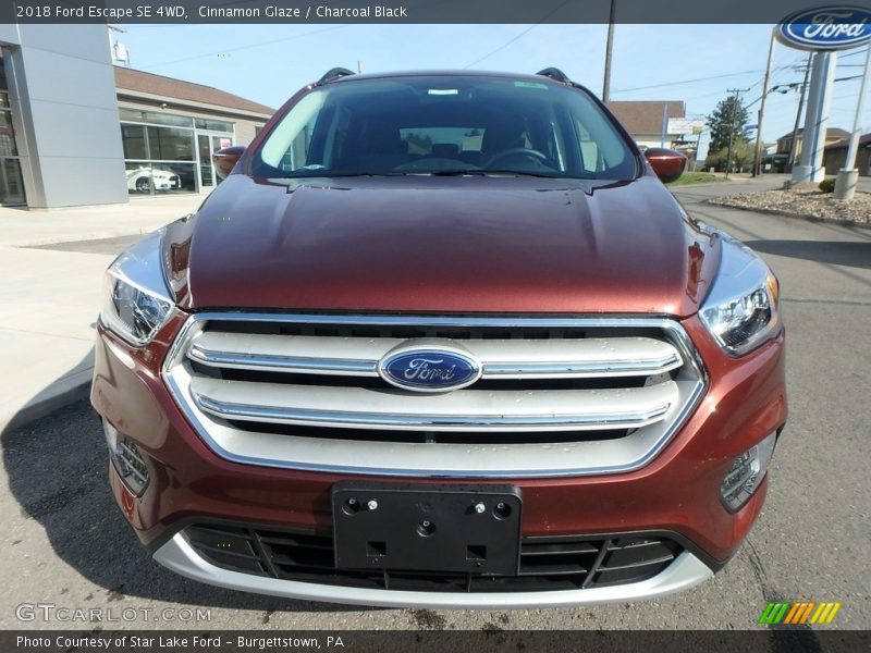 Cinnamon Glaze / Charcoal Black 2018 Ford Escape SE 4WD