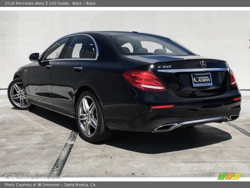 Black / Black 2018 Mercedes-Benz E 300 Sedan
