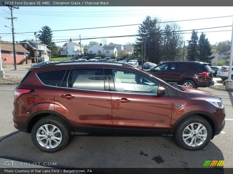 Cinnamon Glaze / Charcoal Black 2018 Ford Escape SE 4WD