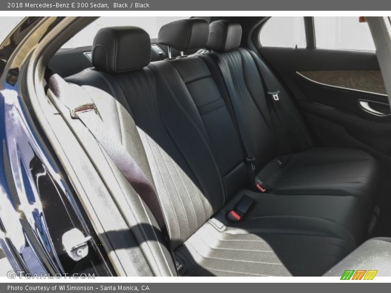 Black / Black 2018 Mercedes-Benz E 300 Sedan