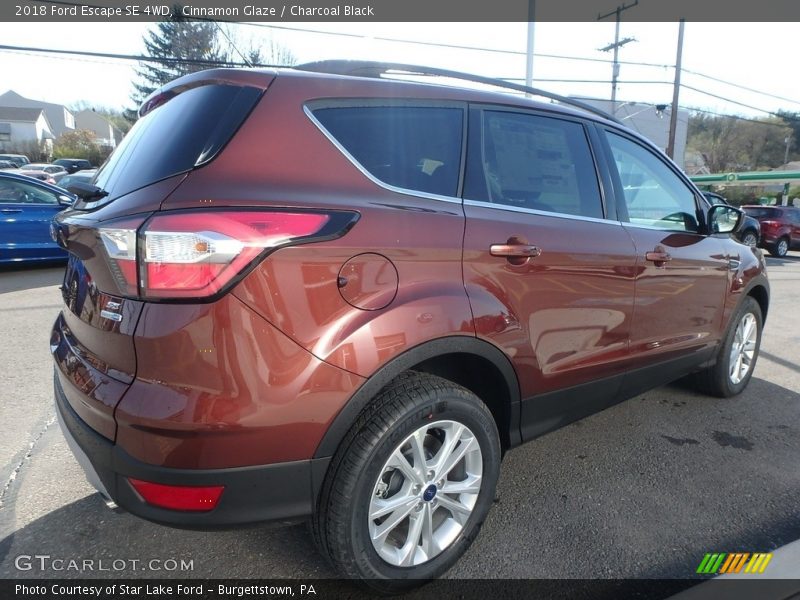 Cinnamon Glaze / Charcoal Black 2018 Ford Escape SE 4WD