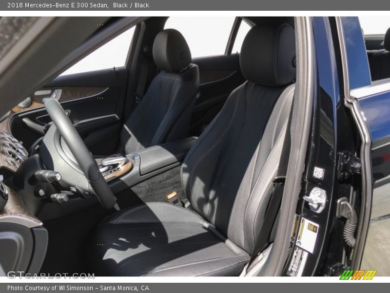 Black / Black 2018 Mercedes-Benz E 300 Sedan