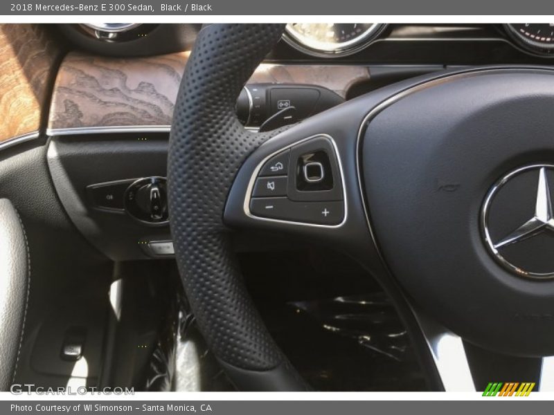 Black / Black 2018 Mercedes-Benz E 300 Sedan