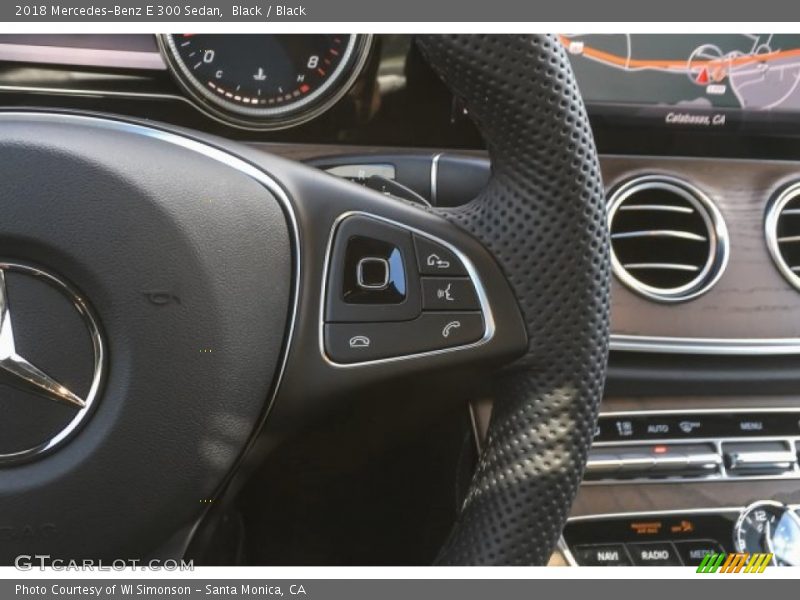Black / Black 2018 Mercedes-Benz E 300 Sedan