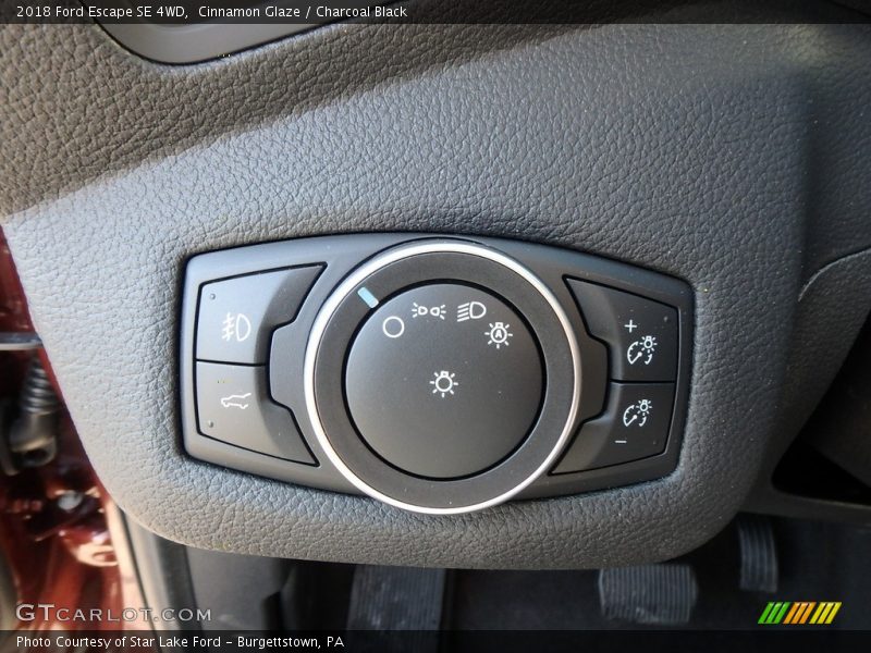 Cinnamon Glaze / Charcoal Black 2018 Ford Escape SE 4WD
