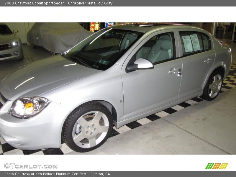 Ultra Silver Metallic / Gray 2008 Chevrolet Cobalt Sport Sedan