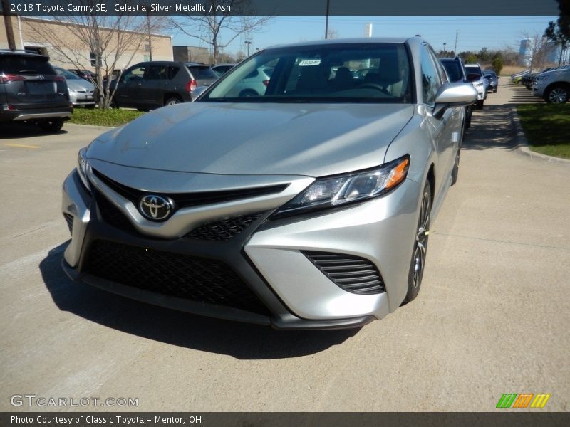 Celestial Silver Metallic / Ash 2018 Toyota Camry SE