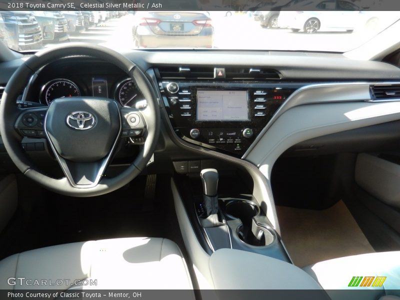 Celestial Silver Metallic / Ash 2018 Toyota Camry SE