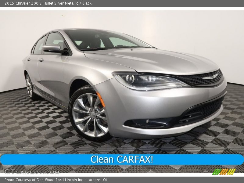 Billet Silver Metallic / Black 2015 Chrysler 200 S