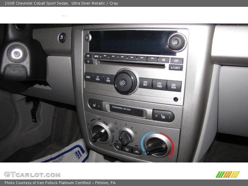 Ultra Silver Metallic / Gray 2008 Chevrolet Cobalt Sport Sedan