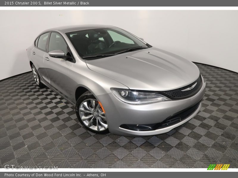 Billet Silver Metallic / Black 2015 Chrysler 200 S