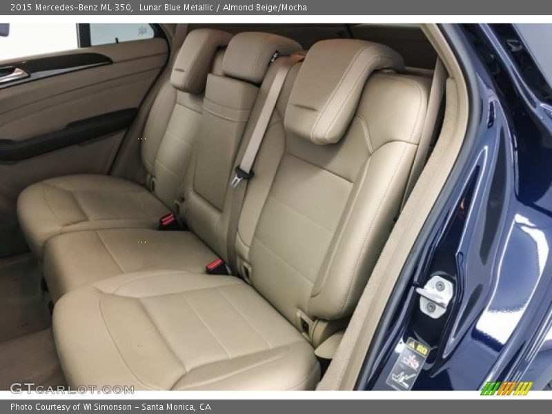 Lunar Blue Metallic / Almond Beige/Mocha 2015 Mercedes-Benz ML 350