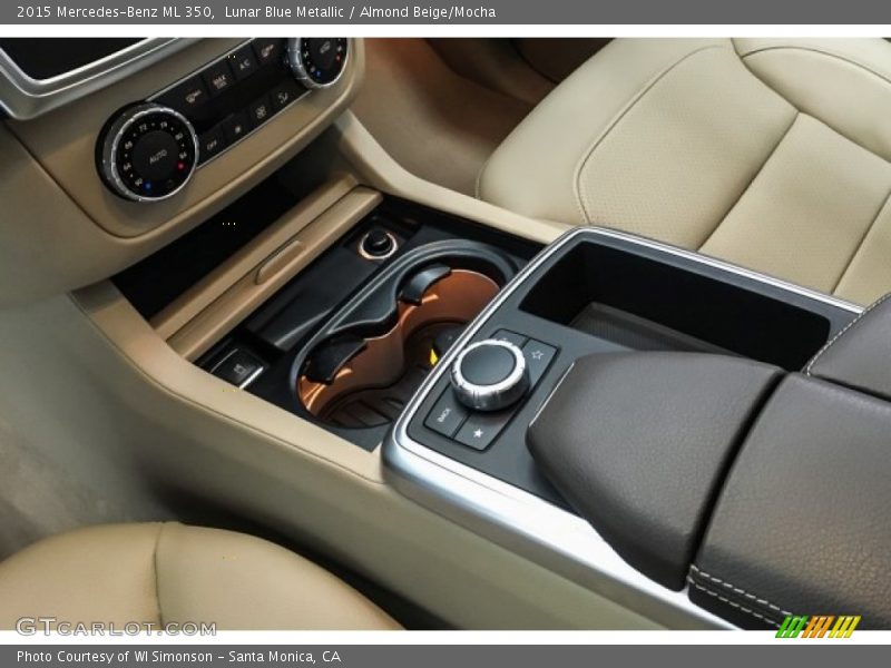 Lunar Blue Metallic / Almond Beige/Mocha 2015 Mercedes-Benz ML 350