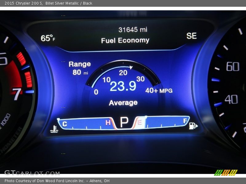 Billet Silver Metallic / Black 2015 Chrysler 200 S
