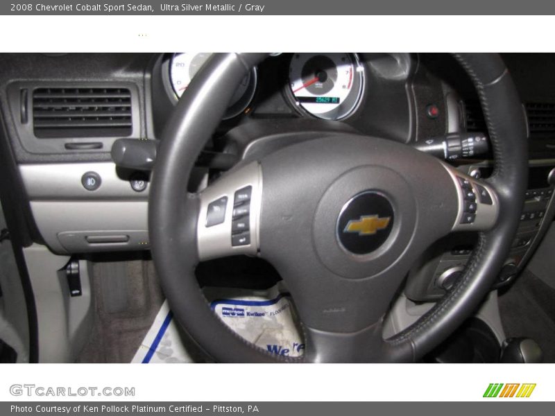 Ultra Silver Metallic / Gray 2008 Chevrolet Cobalt Sport Sedan