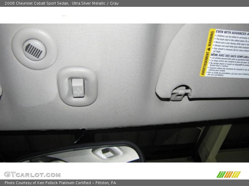 Ultra Silver Metallic / Gray 2008 Chevrolet Cobalt Sport Sedan