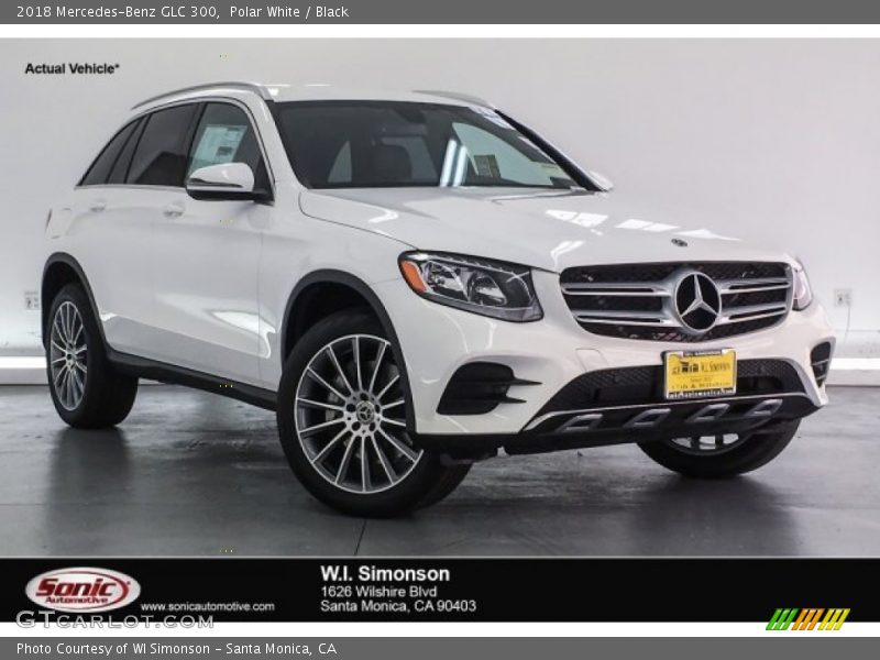 Polar White / Black 2018 Mercedes-Benz GLC 300