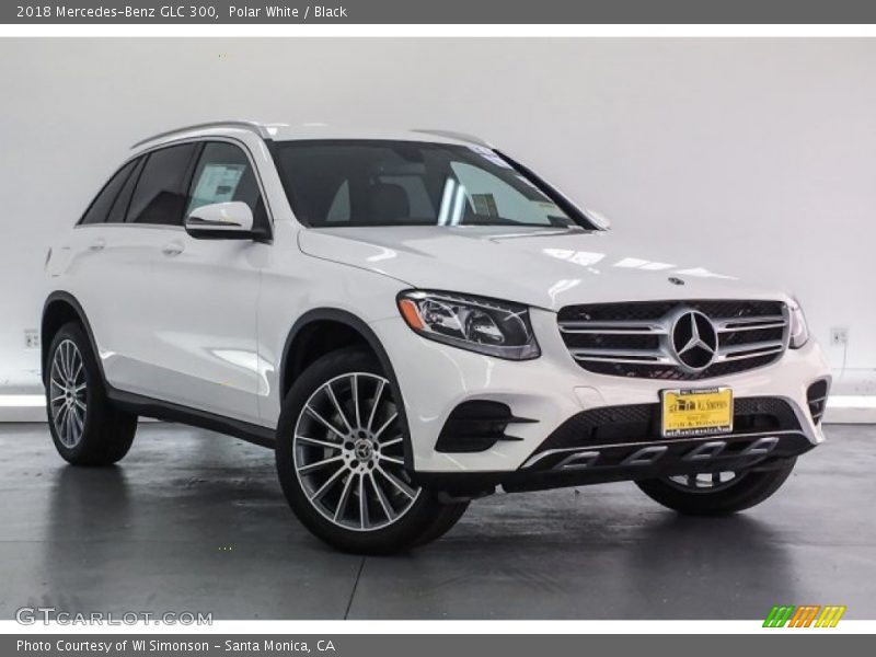 Polar White / Black 2018 Mercedes-Benz GLC 300