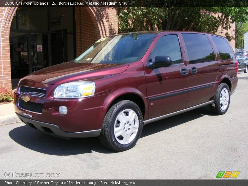 Bordeaux Red Metallic / Medium Gray 2008 Chevrolet Uplander LS