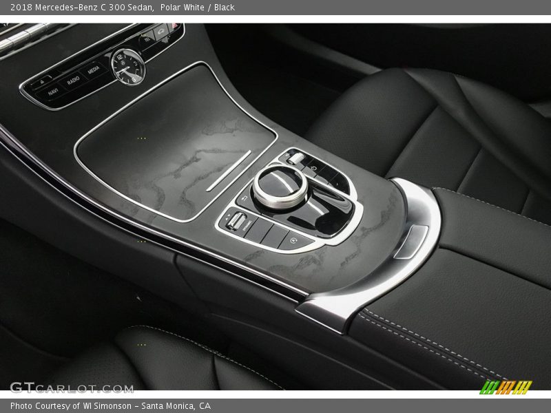 Polar White / Black 2018 Mercedes-Benz C 300 Sedan