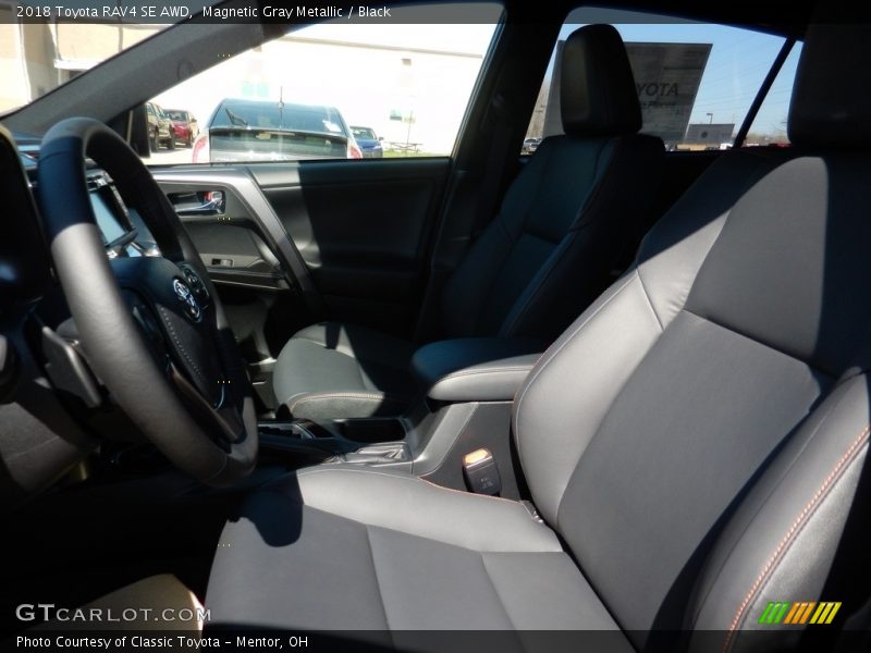 Magnetic Gray Metallic / Black 2018 Toyota RAV4 SE AWD