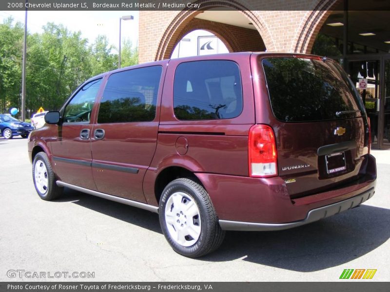 Bordeaux Red Metallic / Medium Gray 2008 Chevrolet Uplander LS