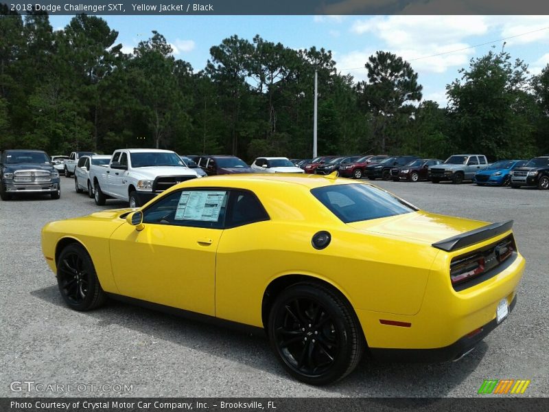 Yellow Jacket / Black 2018 Dodge Challenger SXT