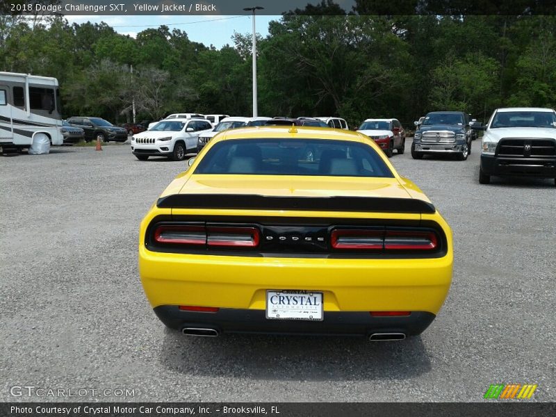 Yellow Jacket / Black 2018 Dodge Challenger SXT