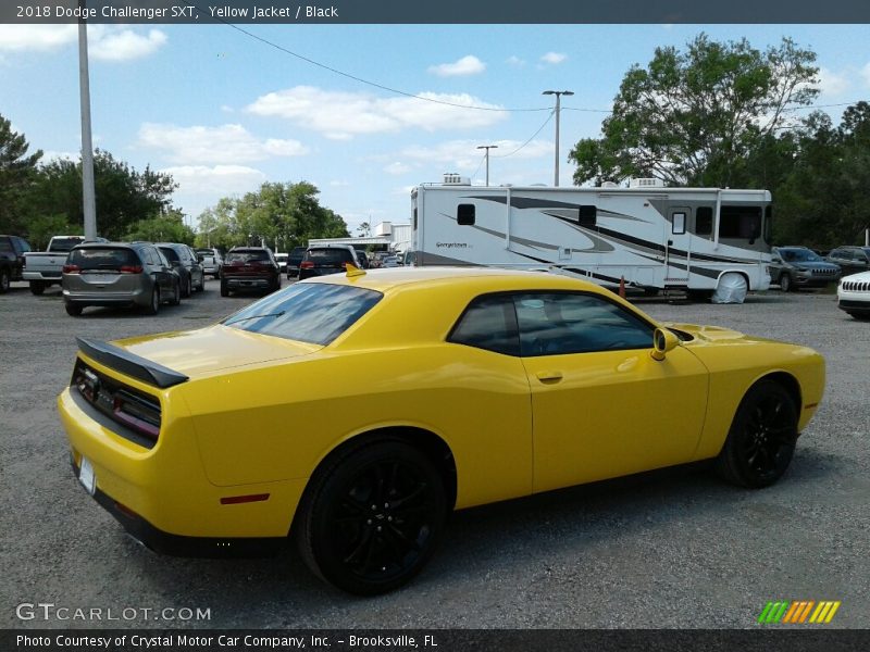 Yellow Jacket / Black 2018 Dodge Challenger SXT